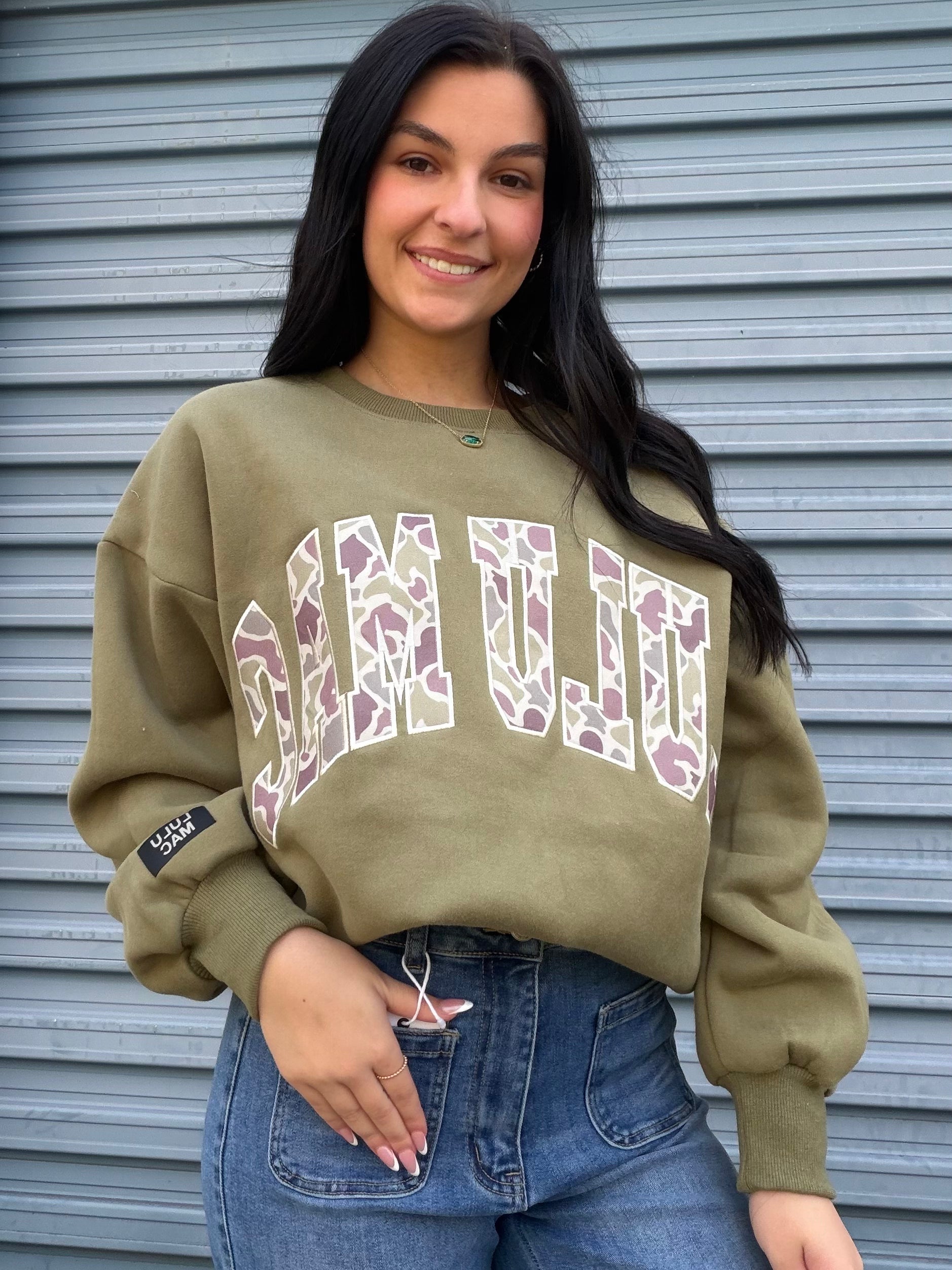 Lulu Mac camo pullover