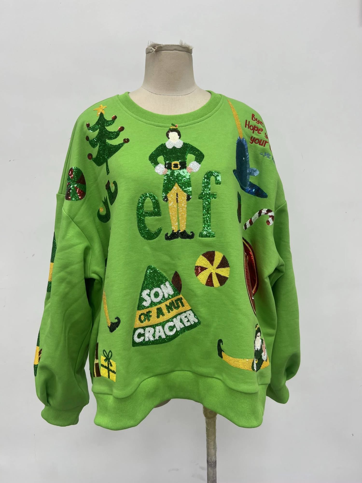 Buddy Christmas Cheer Sequin Pullover | PREORDER