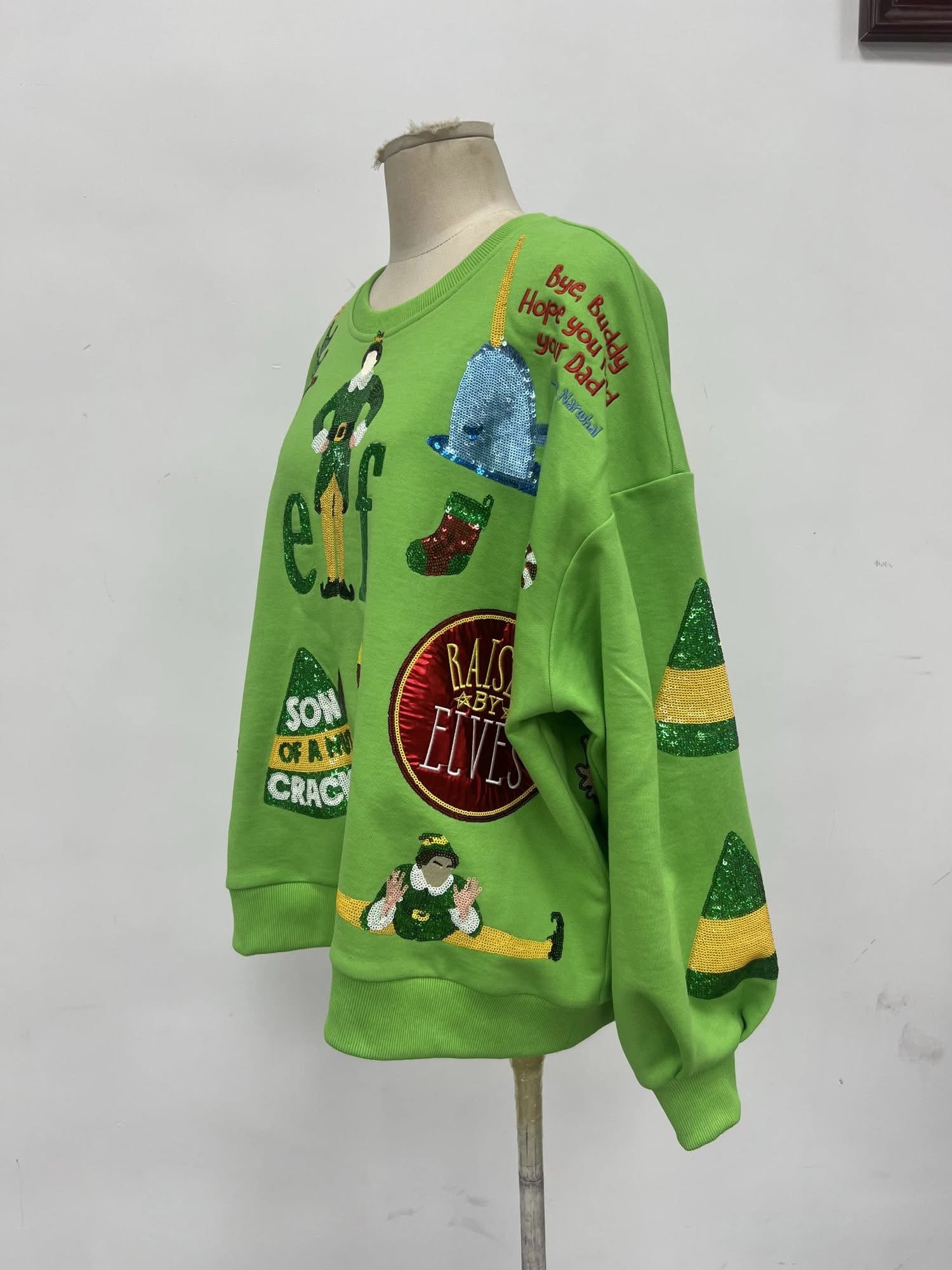 Buddy Christmas Cheer Sequin Pullover | PREORDER
