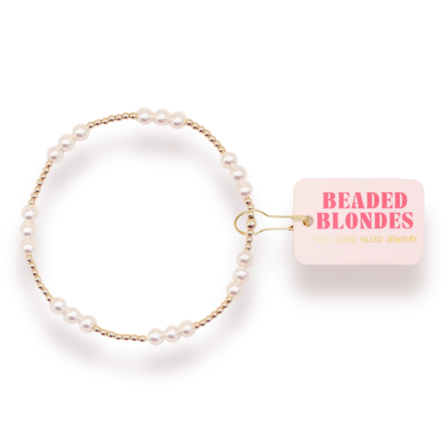 ILY pearl bracelet