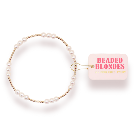 ILY pearl bracelet
