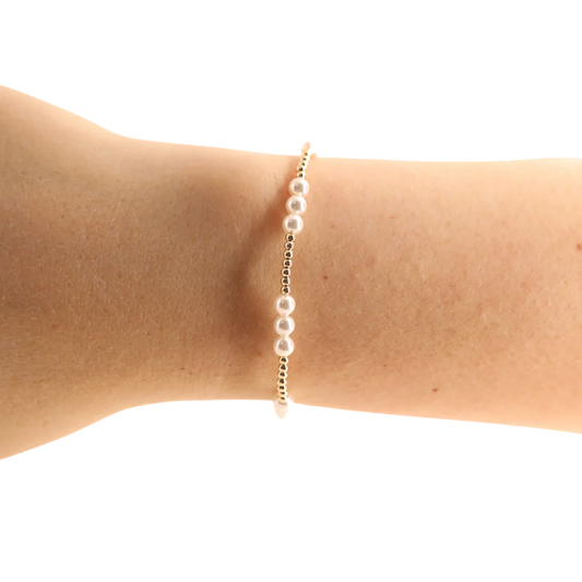 ILY pearl bracelet