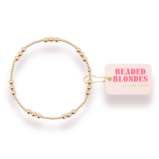 ILY gold bracelet