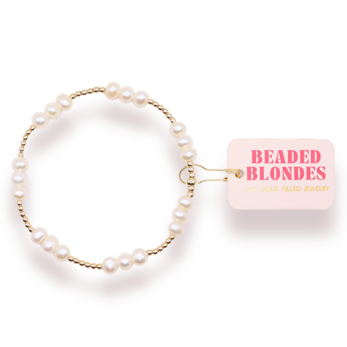 ILY Coastal pearl bracelet gold