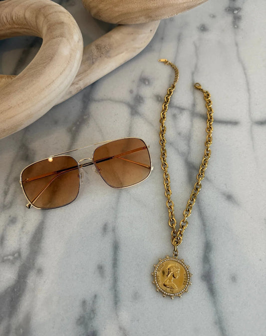 Large coin necklace Chansutt