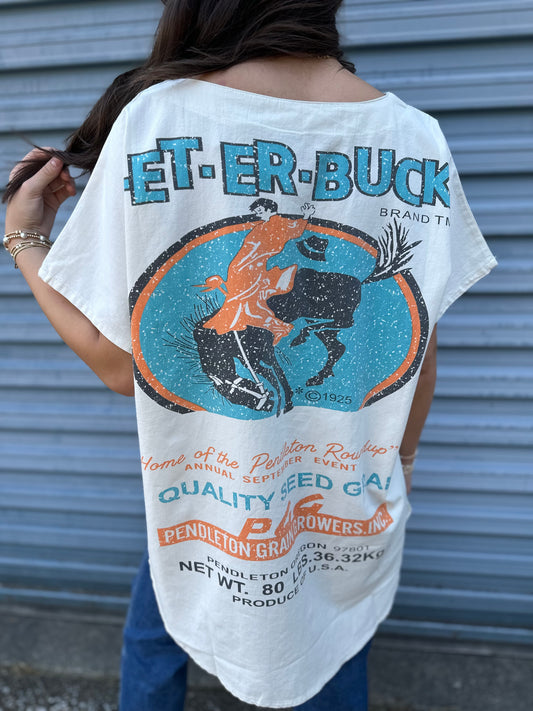 Boho Bronco v-neck