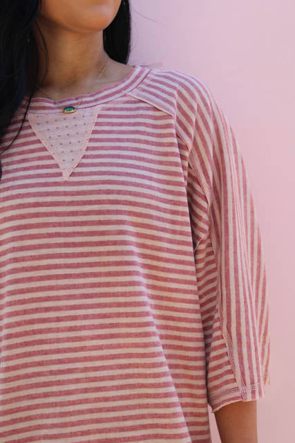 Strawberry Strips Tee