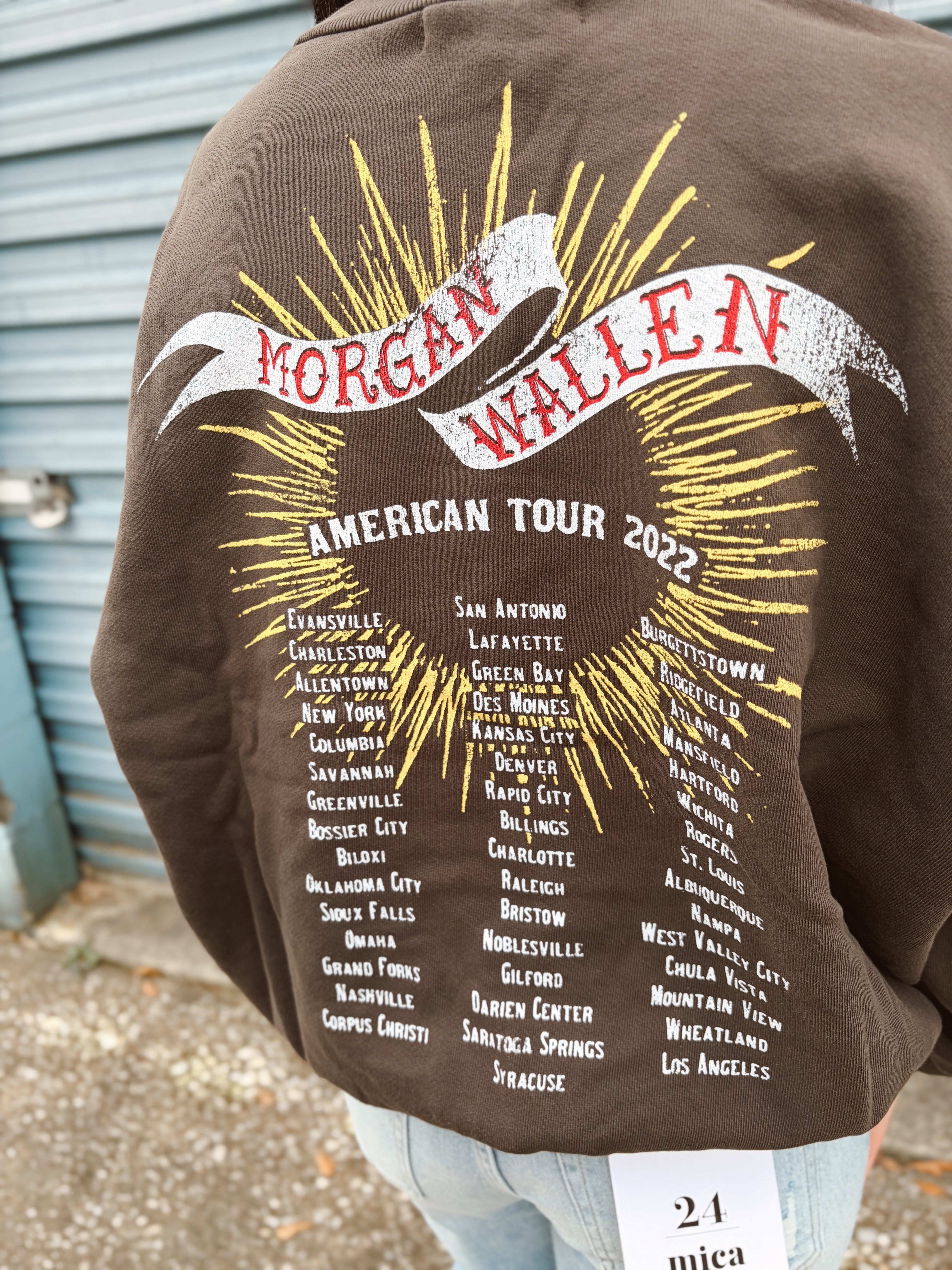 Morgan Wallen Classic Eagle Oversized Crew Sweatshirt DayDreamer