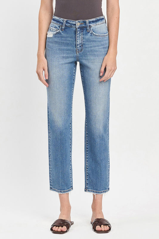 Lauren tapered straight jeans